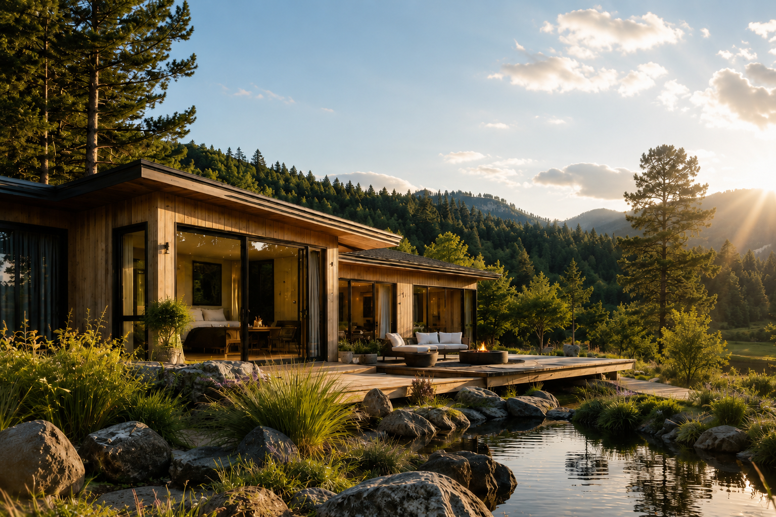 @One Signature Property — Exterior daytime with stream
